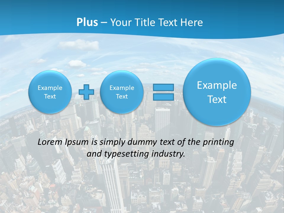 Immeuble Buildings Tourisme PowerPoint Template