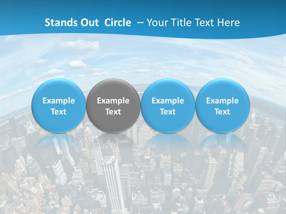 Immeuble Buildings Tourisme PowerPoint Template