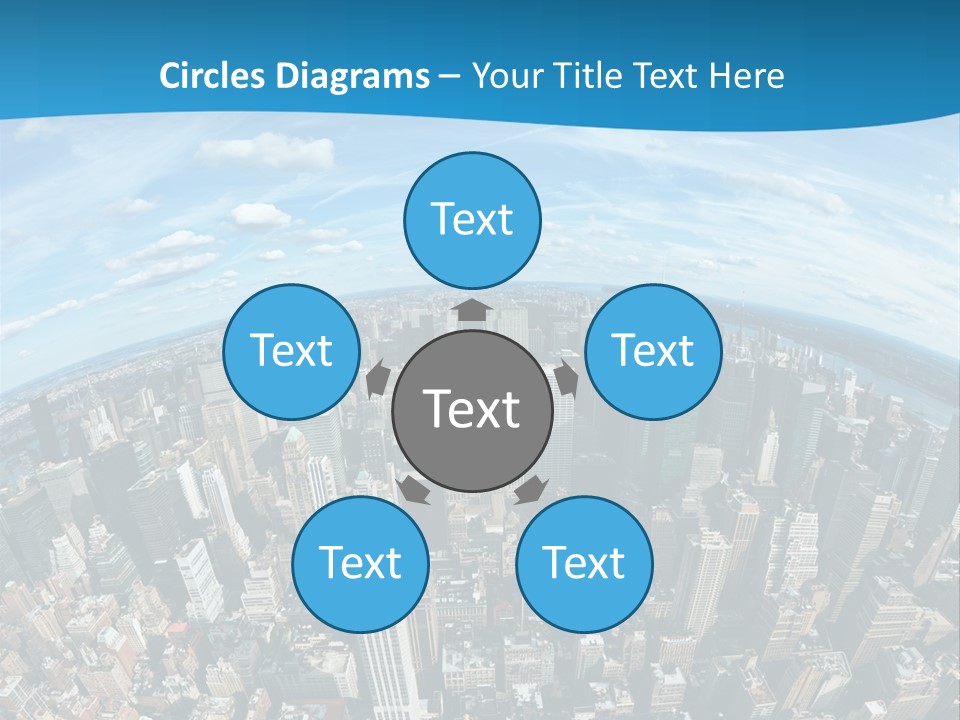 Immeuble Buildings Tourisme PowerPoint Template