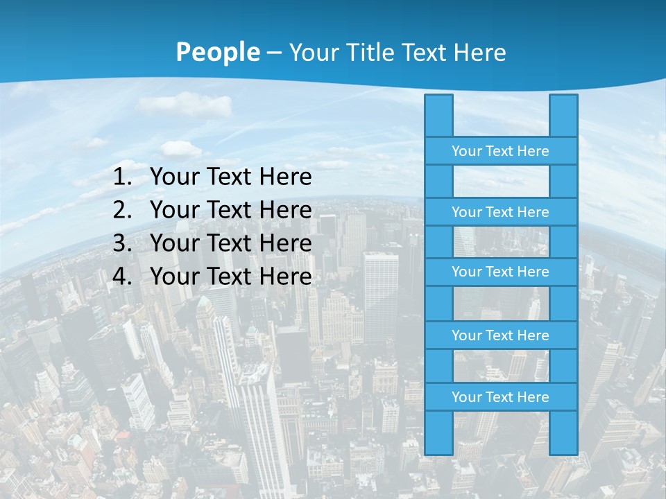 Immeuble Buildings Tourisme PowerPoint Template