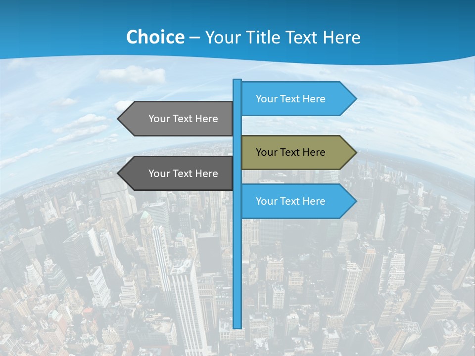 Immeuble Buildings Tourisme PowerPoint Template