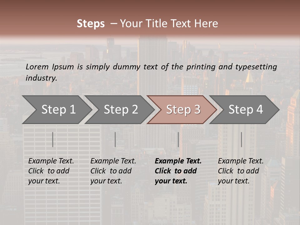 Tour Plong Immeuble PowerPoint Template