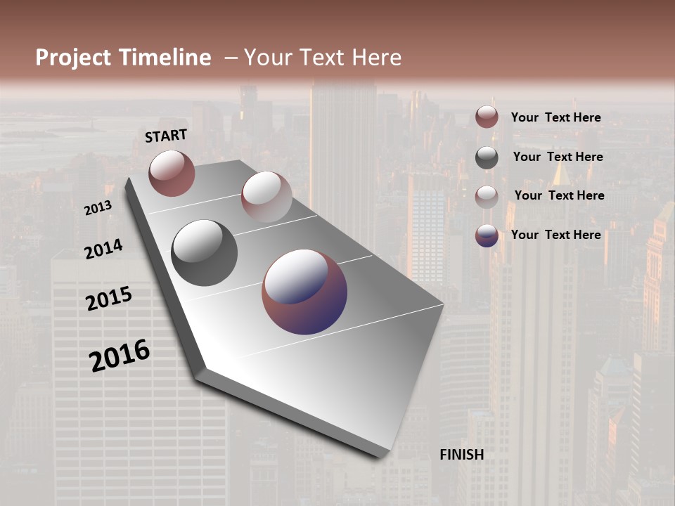 Tour Plong Immeuble PowerPoint Template