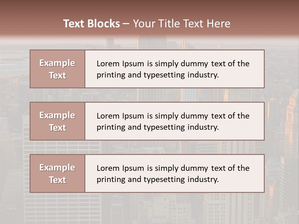 Tour Plong Immeuble PowerPoint Template
