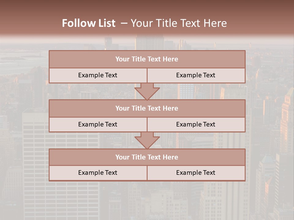 Tour Plong Immeuble PowerPoint Template