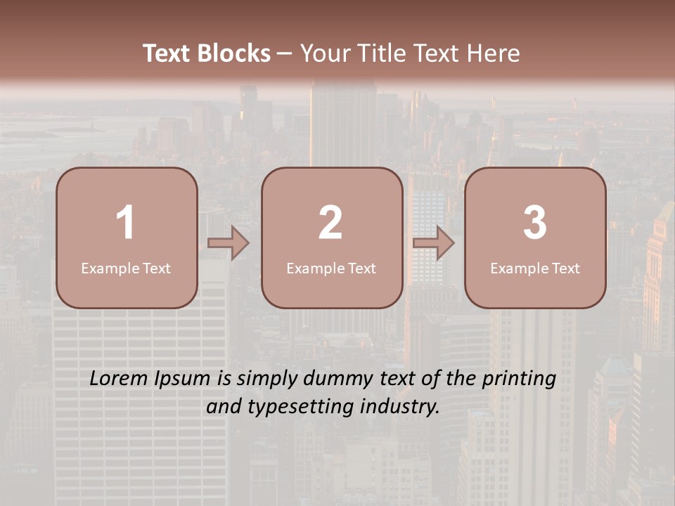 Tour Plong Immeuble PowerPoint Template