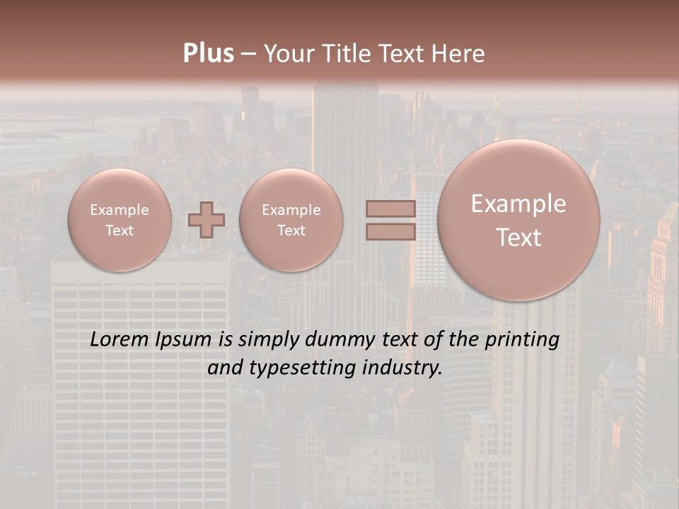 Tour Plong Immeuble PowerPoint Template