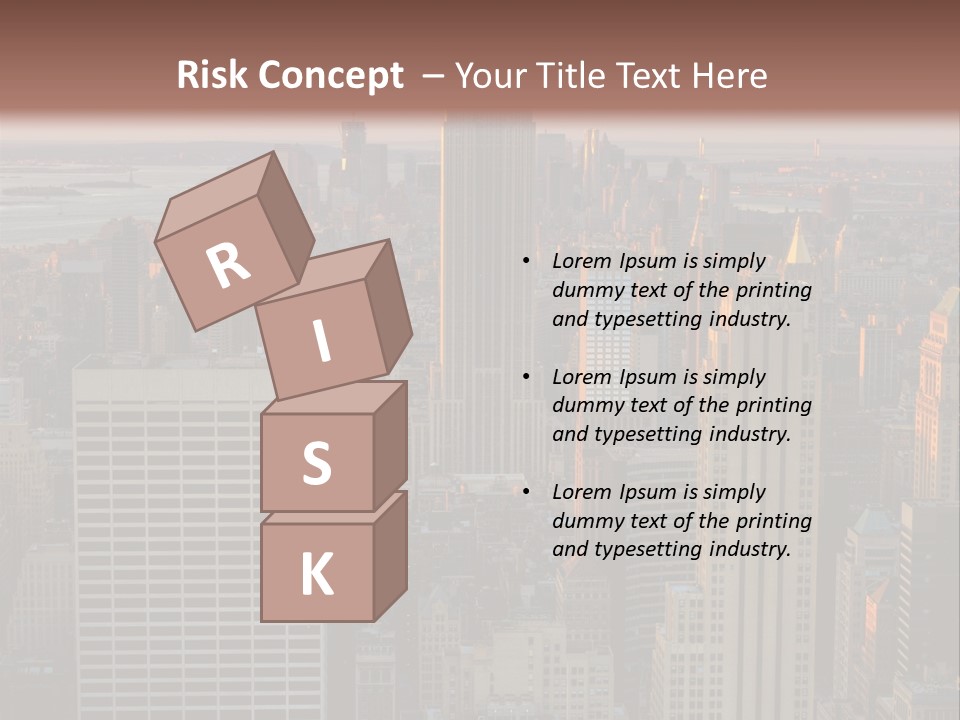 Tour Plong Immeuble PowerPoint Template