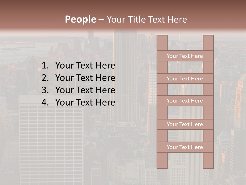 Tour Plong Immeuble PowerPoint Template