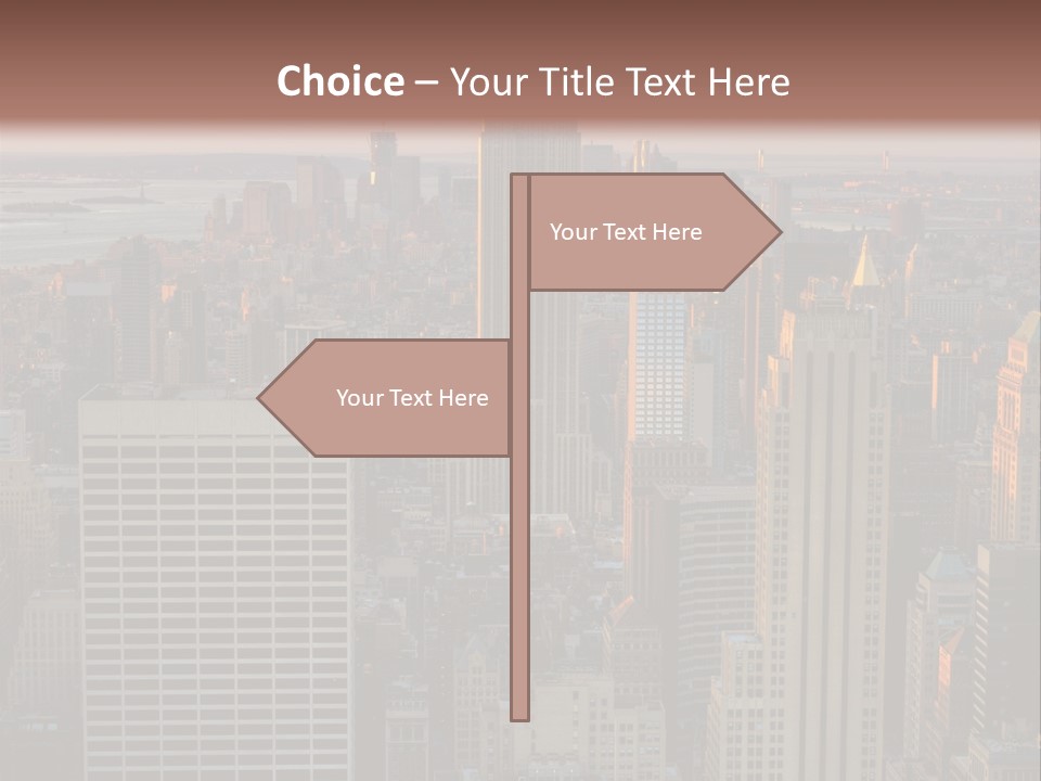 Tour Plong Immeuble PowerPoint Template