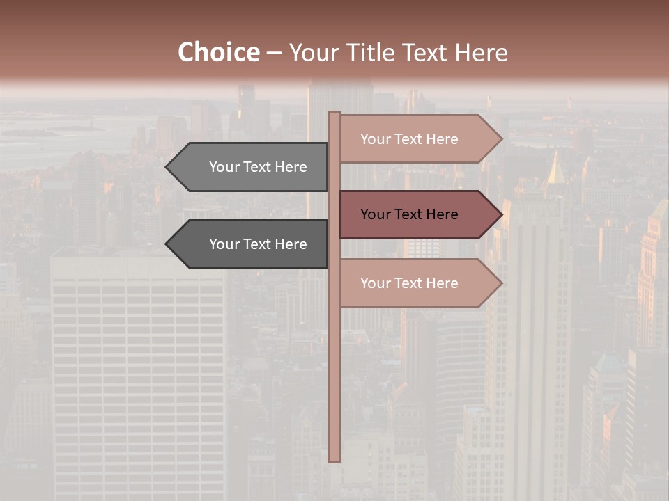 Tour Plong Immeuble PowerPoint Template