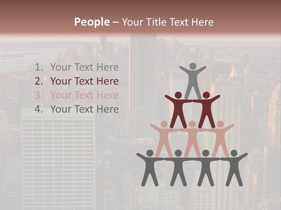 Tour Plong Immeuble PowerPoint Template