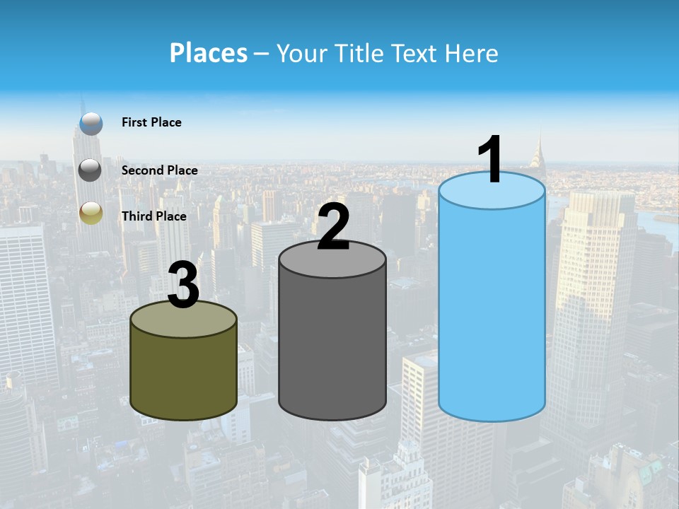 Empire State Building York Gratte PowerPoint Template