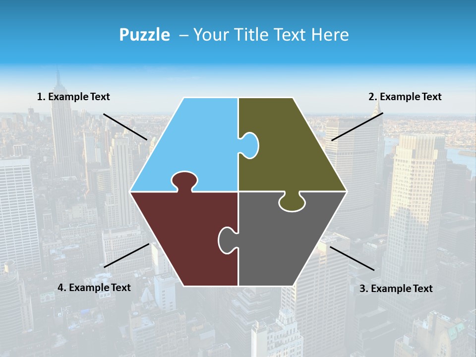 Empire State Building York Gratte PowerPoint Template