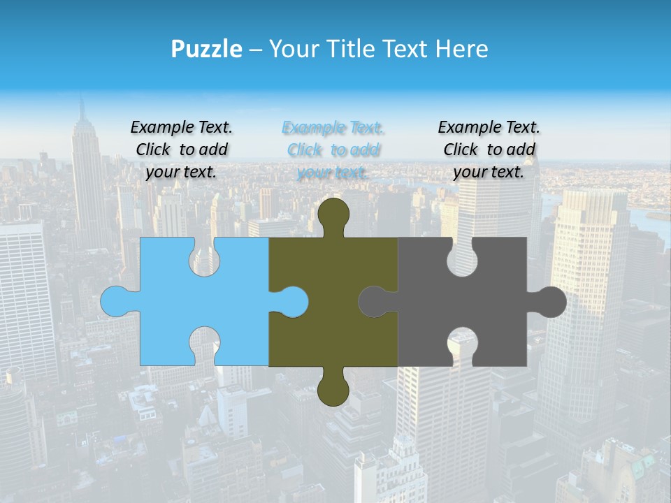 Empire State Building York Gratte PowerPoint Template