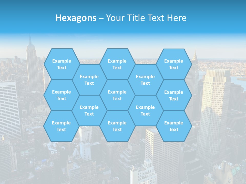 Empire State Building York Gratte PowerPoint Template