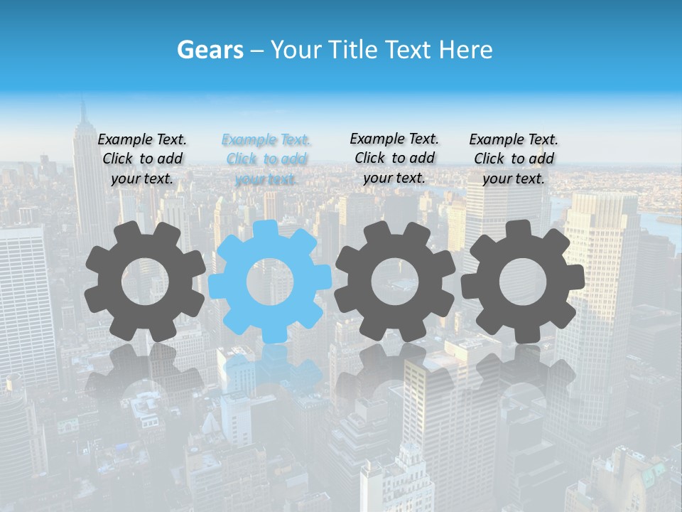 Empire State Building York Gratte PowerPoint Template