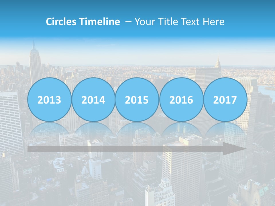 Empire State Building York Gratte PowerPoint Template