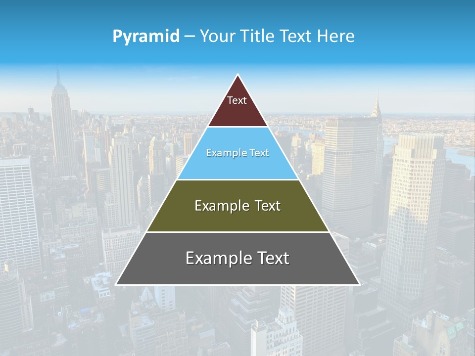 Empire State Building York Gratte PowerPoint Template