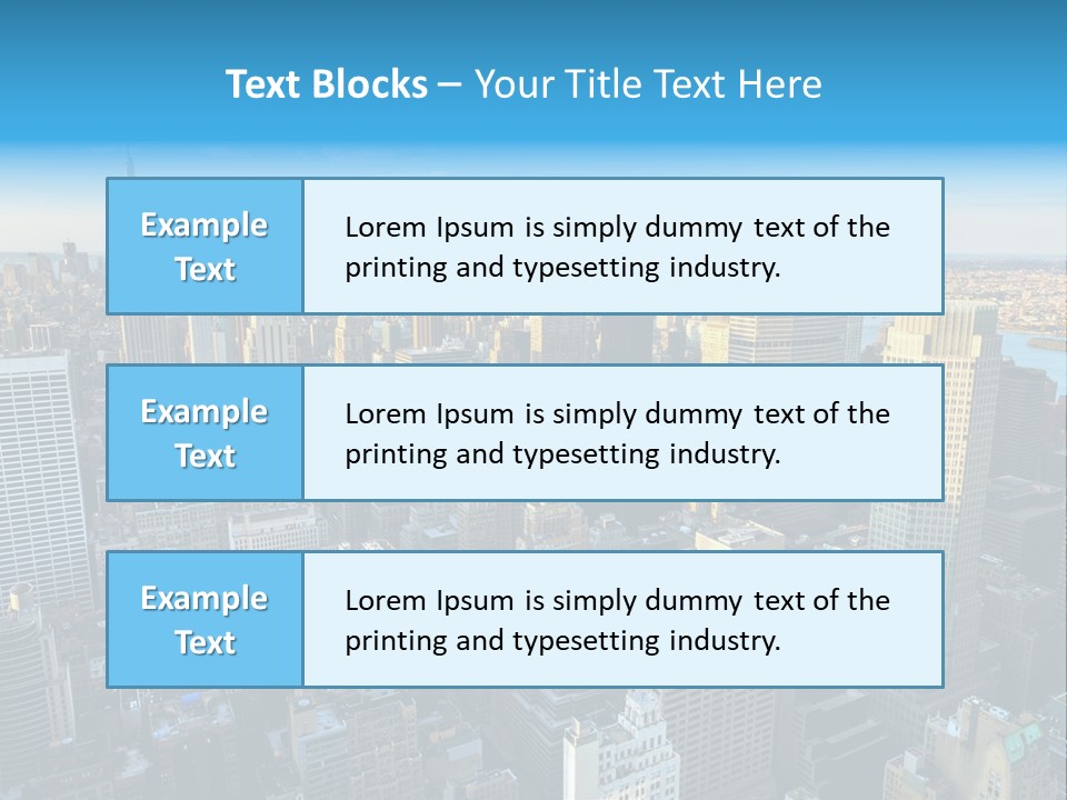 Empire State Building York Gratte PowerPoint Template