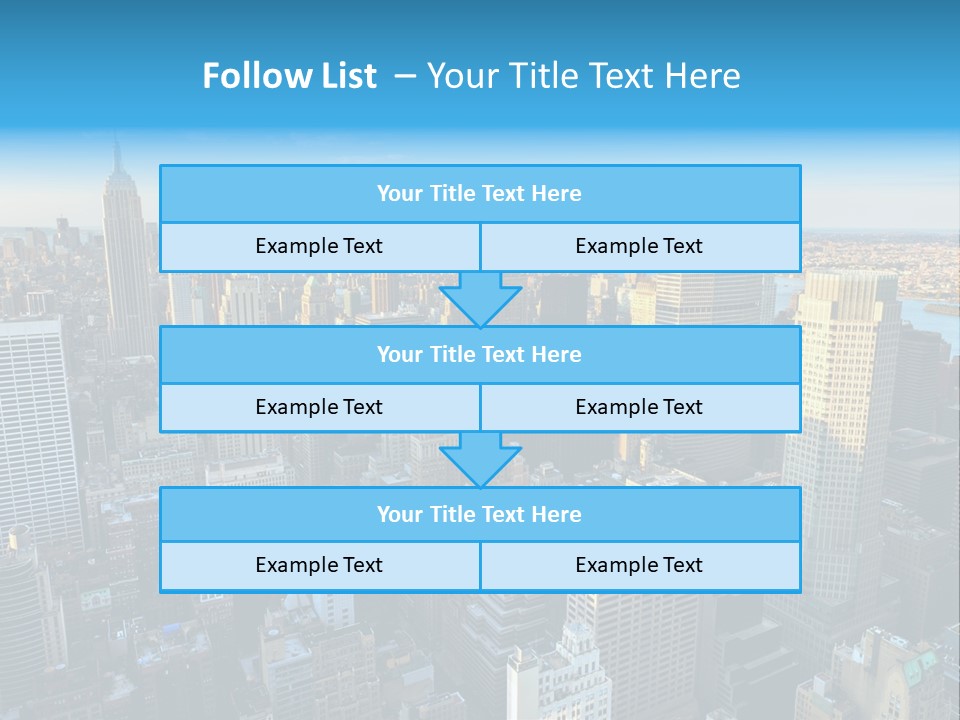 Empire State Building York Gratte PowerPoint Template