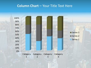 Empire State Building York Gratte PowerPoint Template