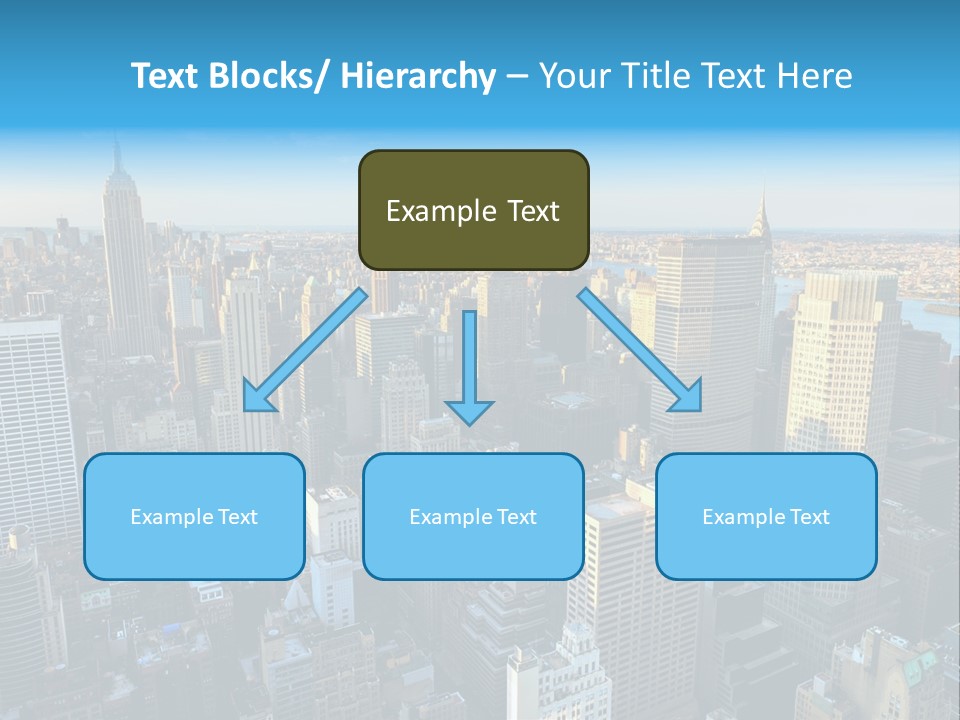 Empire State Building York Gratte PowerPoint Template