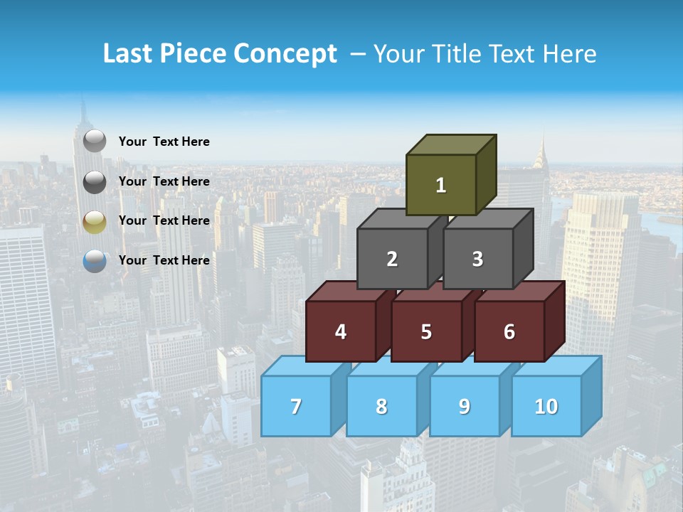 Empire State Building York Gratte PowerPoint Template