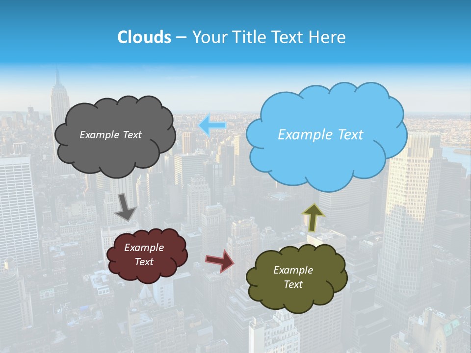 Empire State Building York Gratte PowerPoint Template