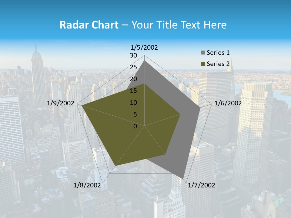 Empire State Building York Gratte PowerPoint Template