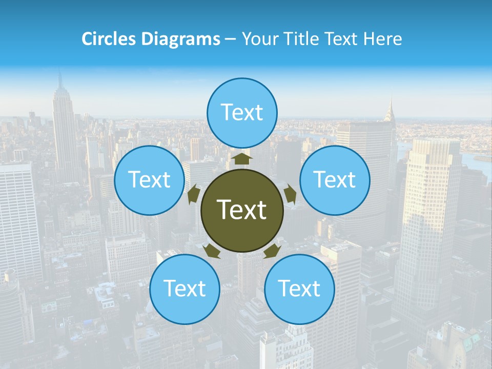 Empire State Building York Gratte PowerPoint Template