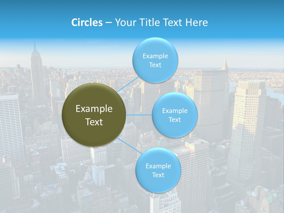 Empire State Building York Gratte PowerPoint Template