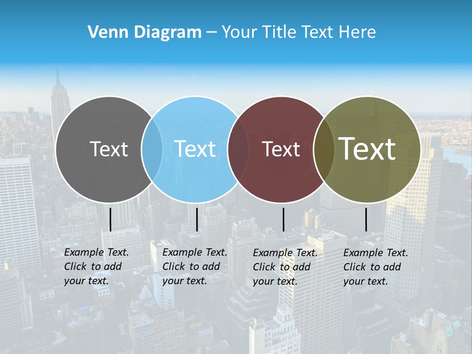 Empire State Building York Gratte PowerPoint Template