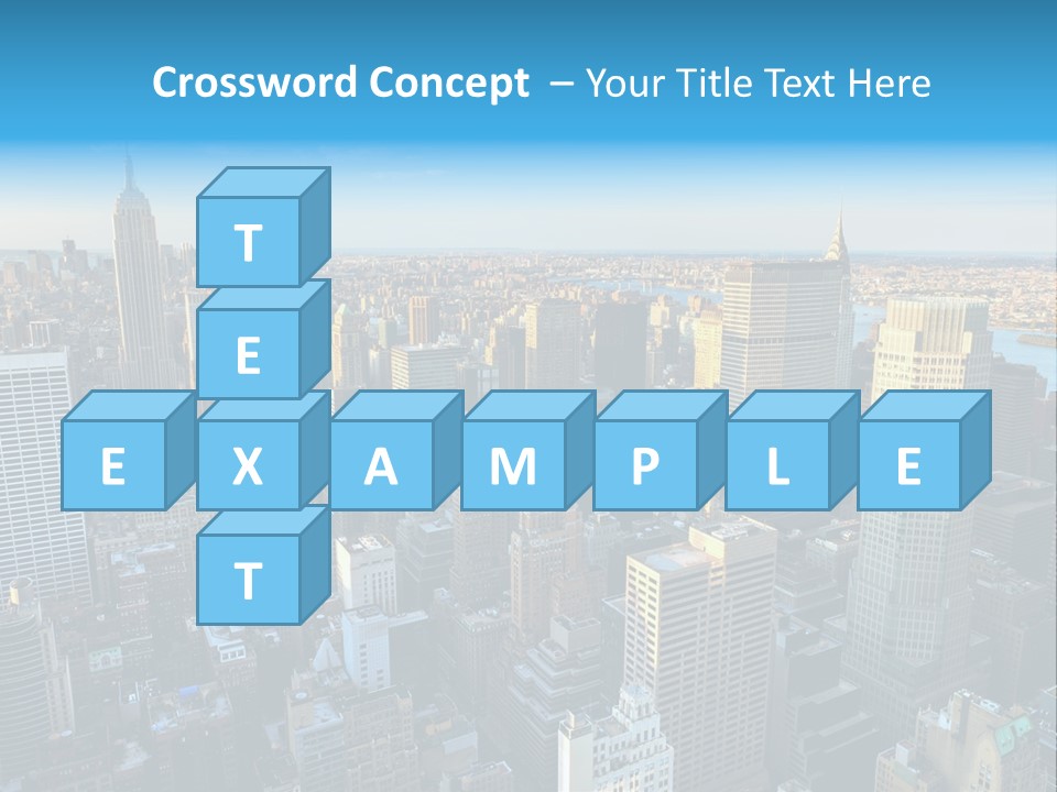 Empire State Building York Gratte PowerPoint Template