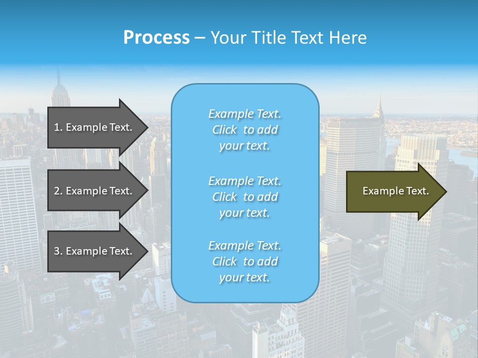 Empire State Building York Gratte PowerPoint Template
