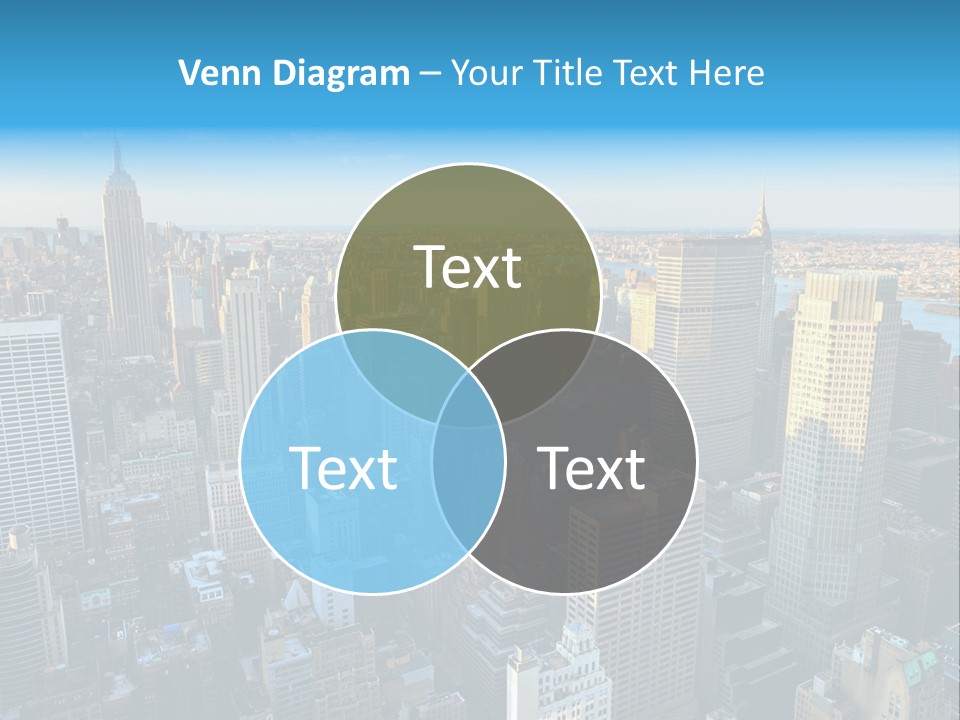 Empire State Building York Gratte PowerPoint Template