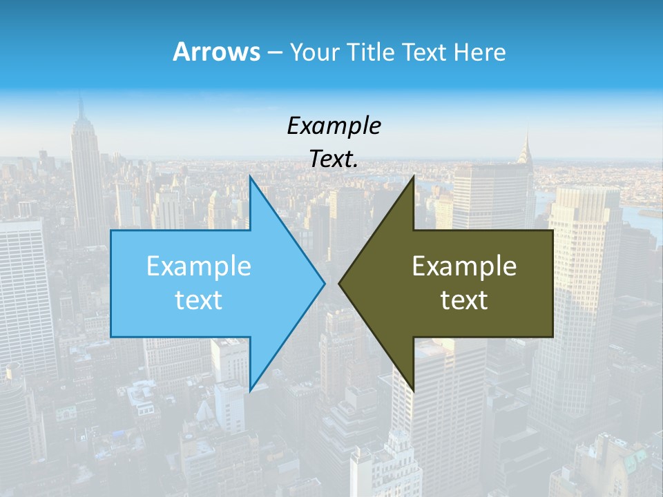 Empire State Building York Gratte PowerPoint Template