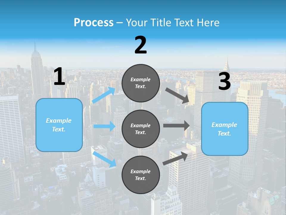 Empire State Building York Gratte PowerPoint Template