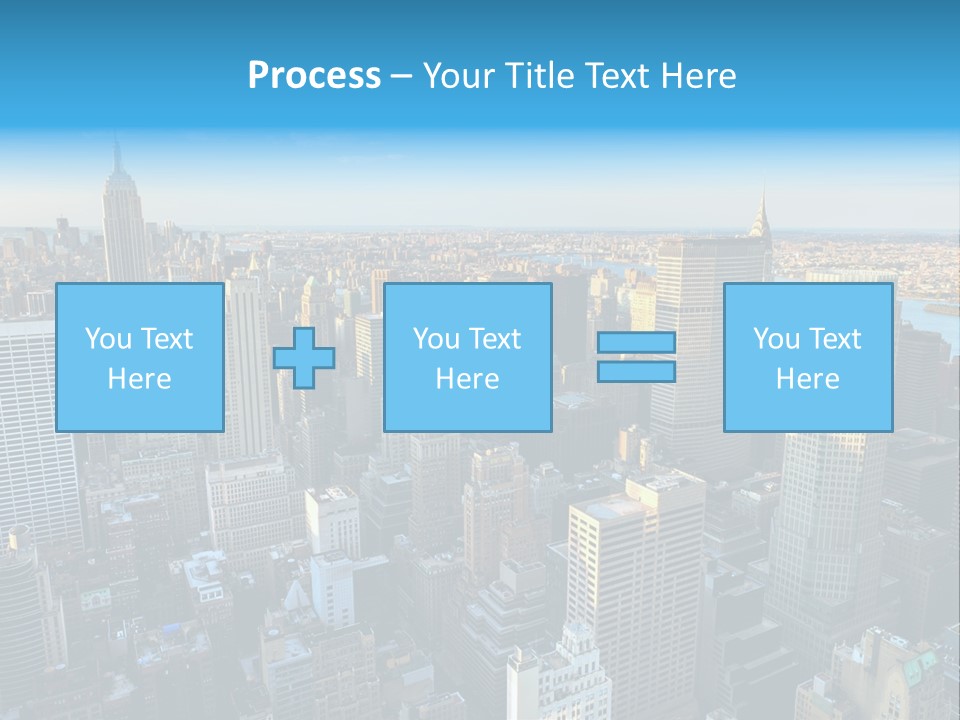 Empire State Building York Gratte PowerPoint Template