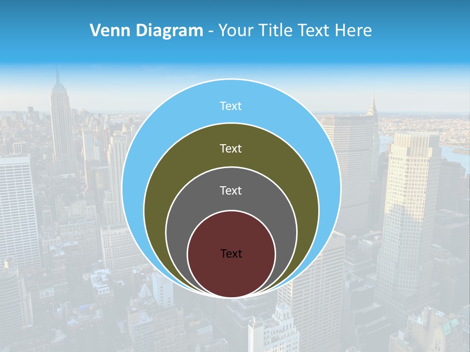 Empire State Building York Gratte PowerPoint Template