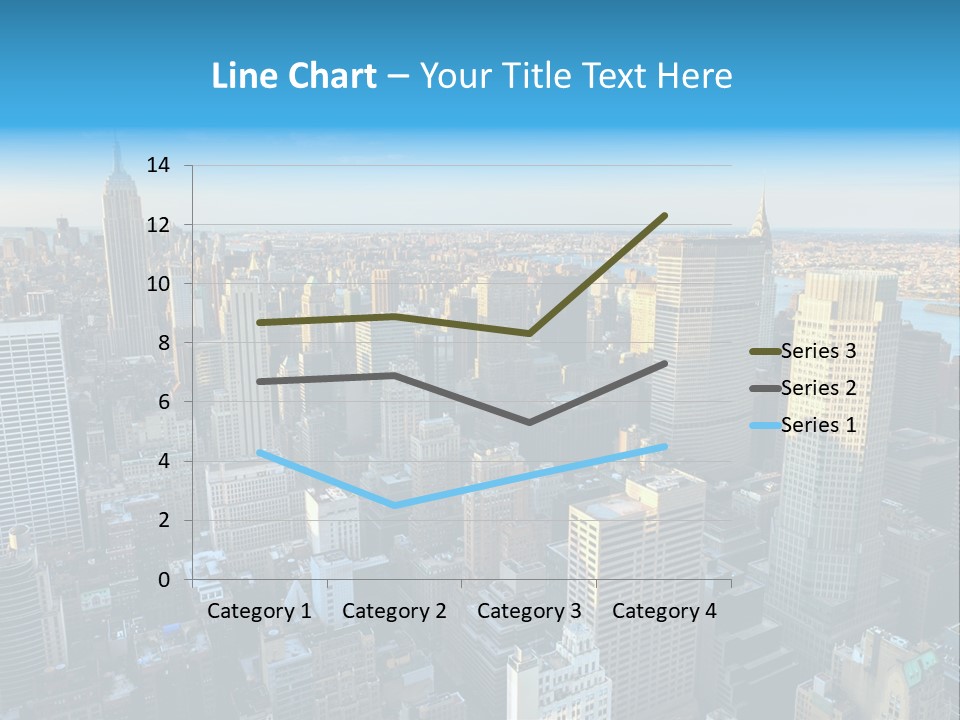 Empire State Building York Gratte PowerPoint Template
