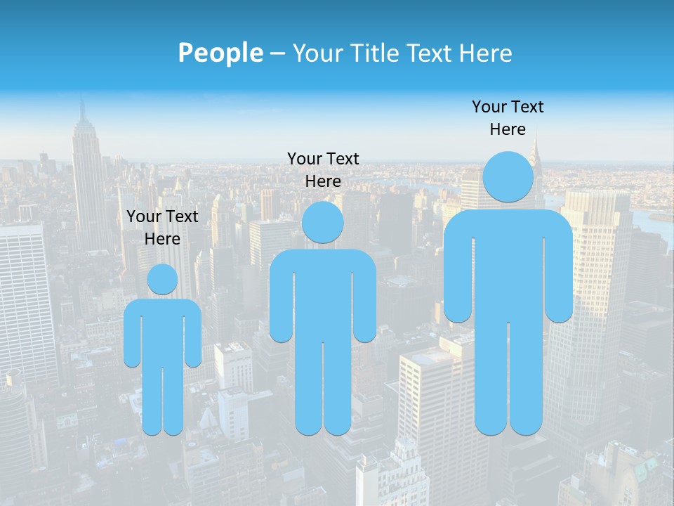 Empire State Building York Gratte PowerPoint Template