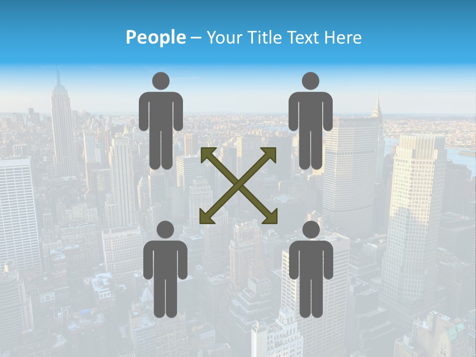 Empire State Building York Gratte PowerPoint Template