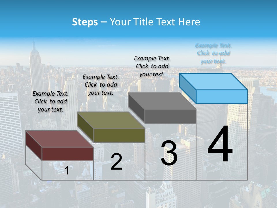 Empire State Building York Gratte PowerPoint Template
