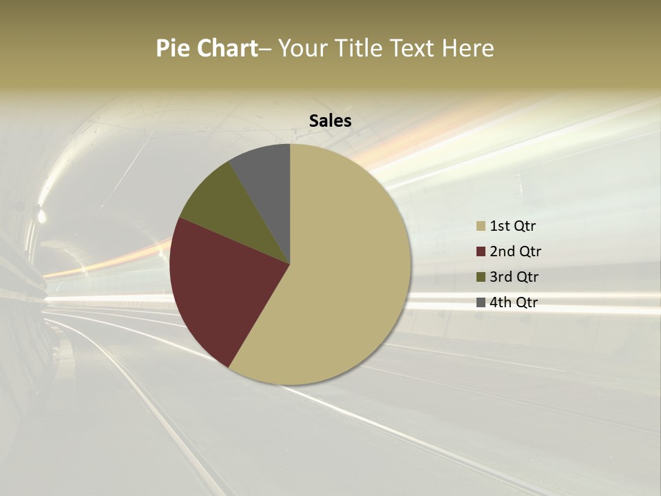 Vitesse Tunnel Strasbourg PowerPoint Template