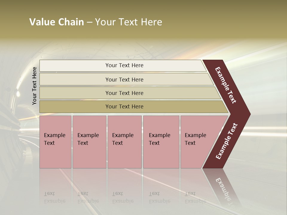 Vitesse Tunnel Strasbourg PowerPoint Template