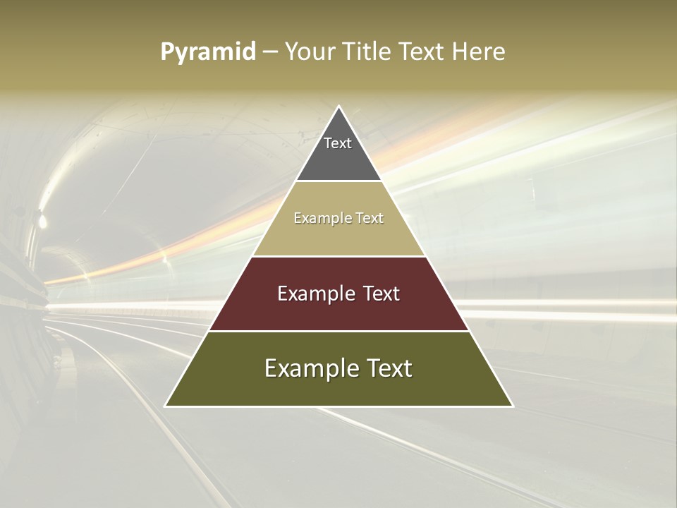 Vitesse Tunnel Strasbourg PowerPoint Template