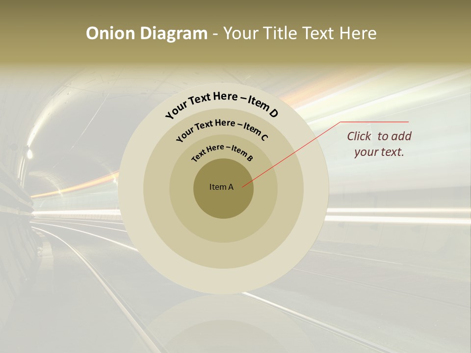 Vitesse Tunnel Strasbourg PowerPoint Template