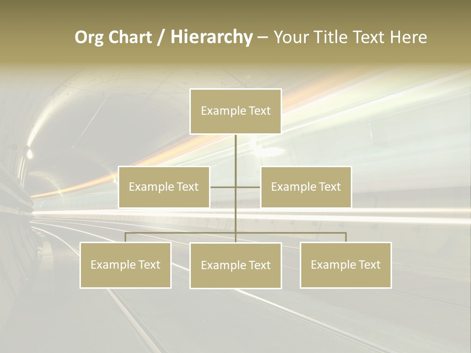 Vitesse Tunnel Strasbourg PowerPoint Template