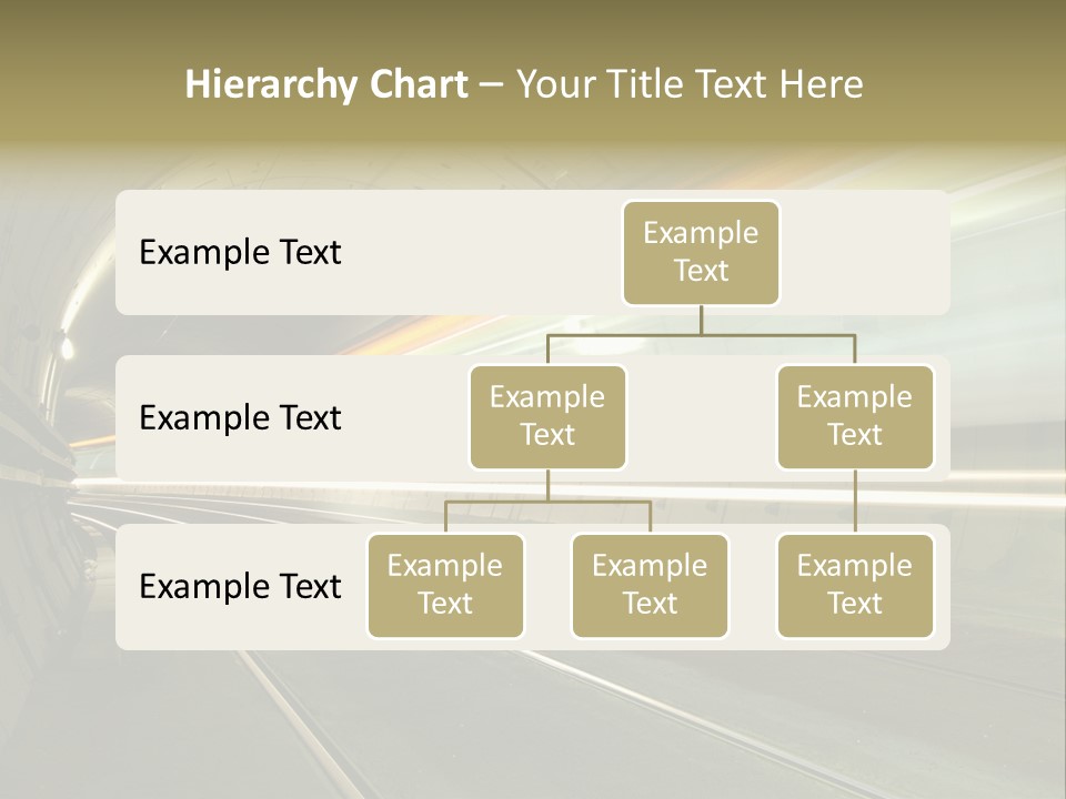 Vitesse Tunnel Strasbourg PowerPoint Template